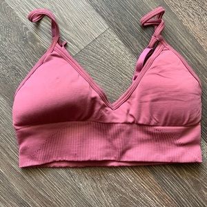 Lululemon Ebb to Street Bra- Pink Muave